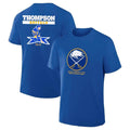Tage Thompson retro game Buffalo Sabres front and back shirt