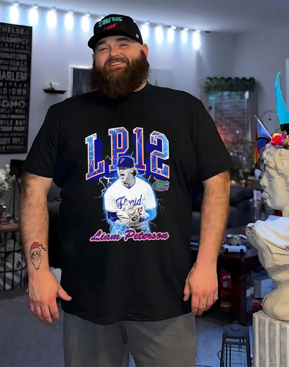 Liam Peterson Florida Gators LP12 graphic shirt