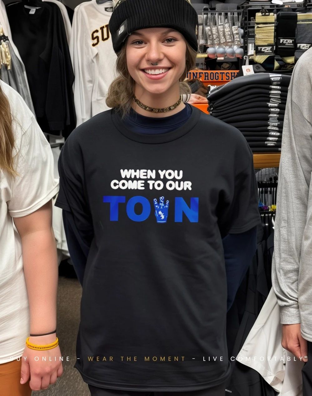Los Angeles Dodgers when you come to our town shirt