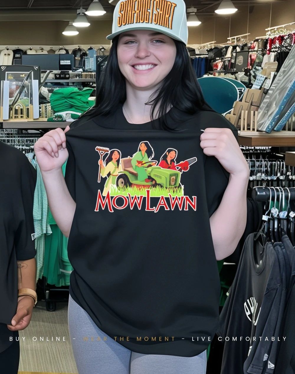 Mulan lawn mowers mownlawn shirt