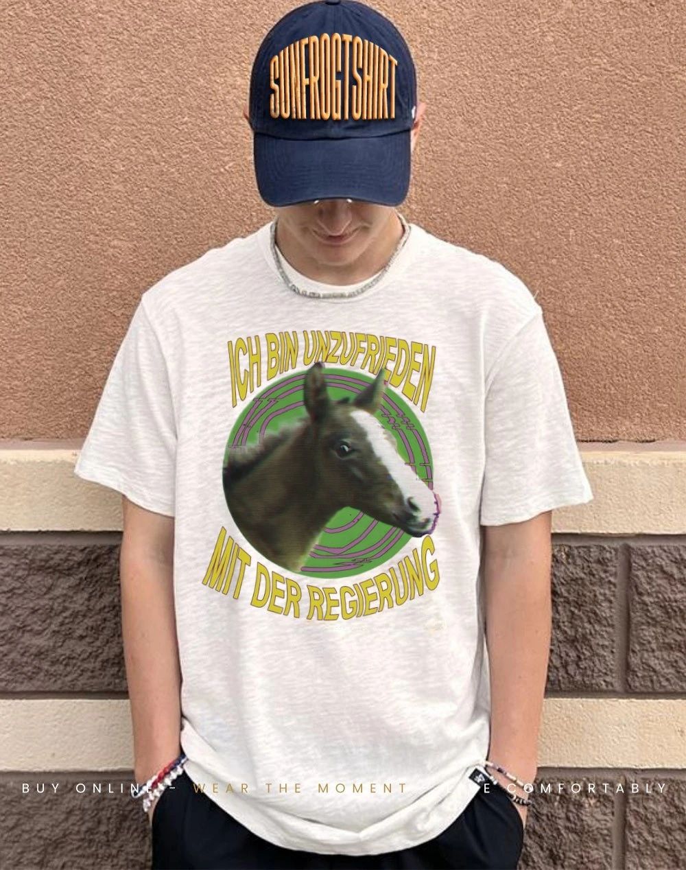 Ich bin unzufrieden mit der regierung horse shirt