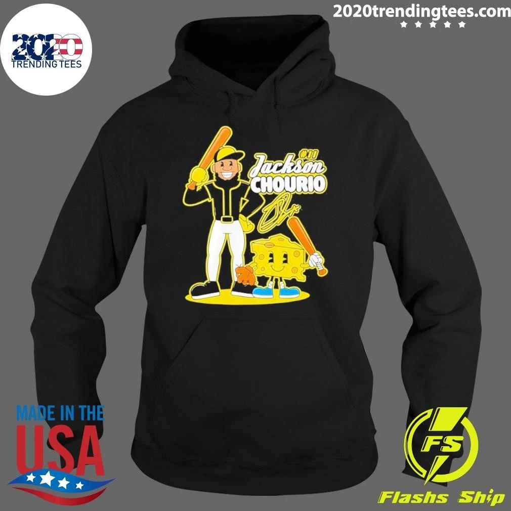 Jackson Chourio Number 11 Milwaukee Brewers Cheese Cartoon Signature Shirt