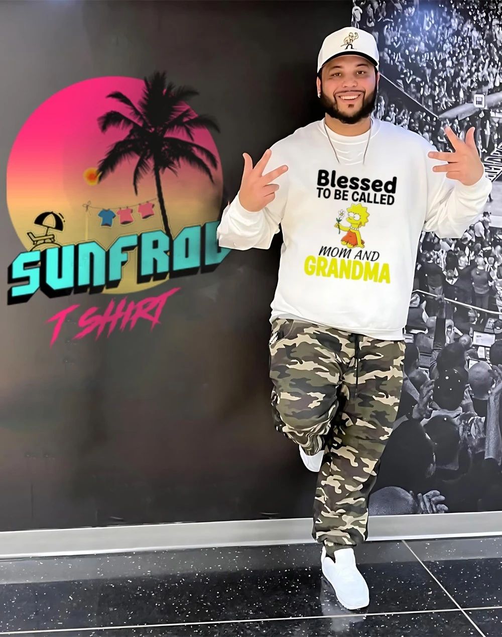 Simpsons blessed to be called mom and grandma shirt