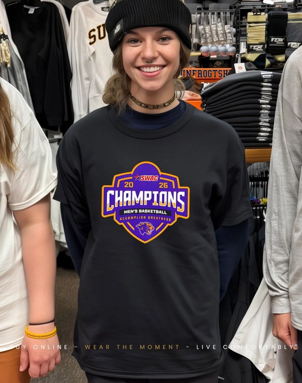 Prairie View A&M Basketball SWAC Champions 2026 shirt