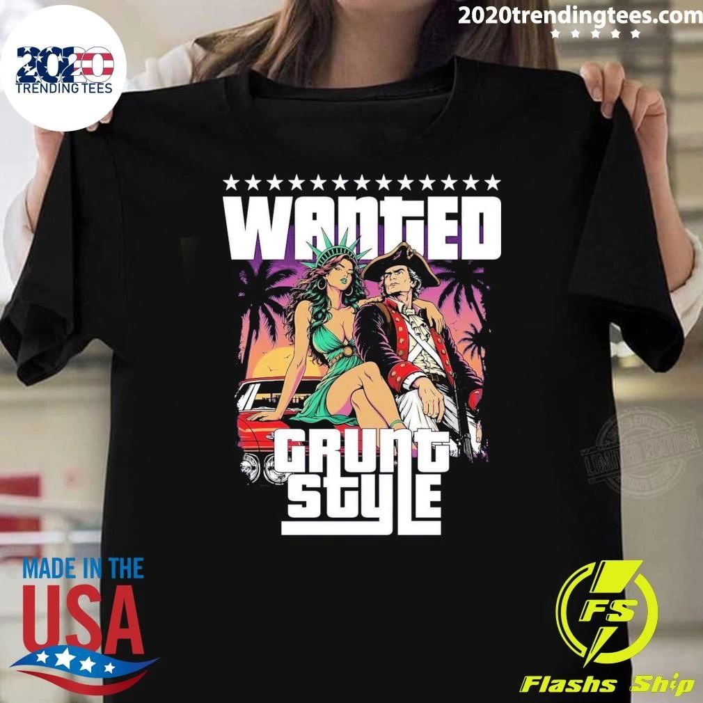 Wanted Grand Theft Auto Shirt