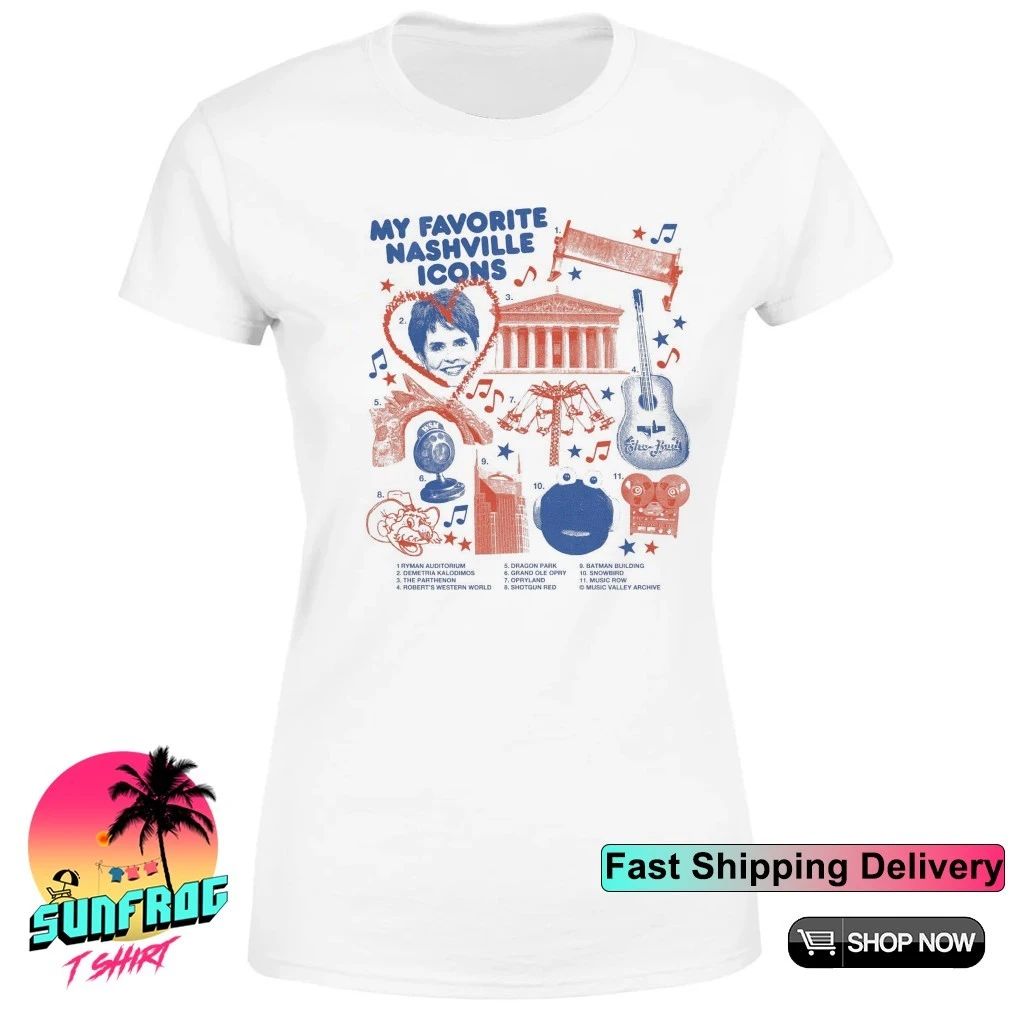 My favorite Nashville icons list Robert Snowbird Demetria shirt