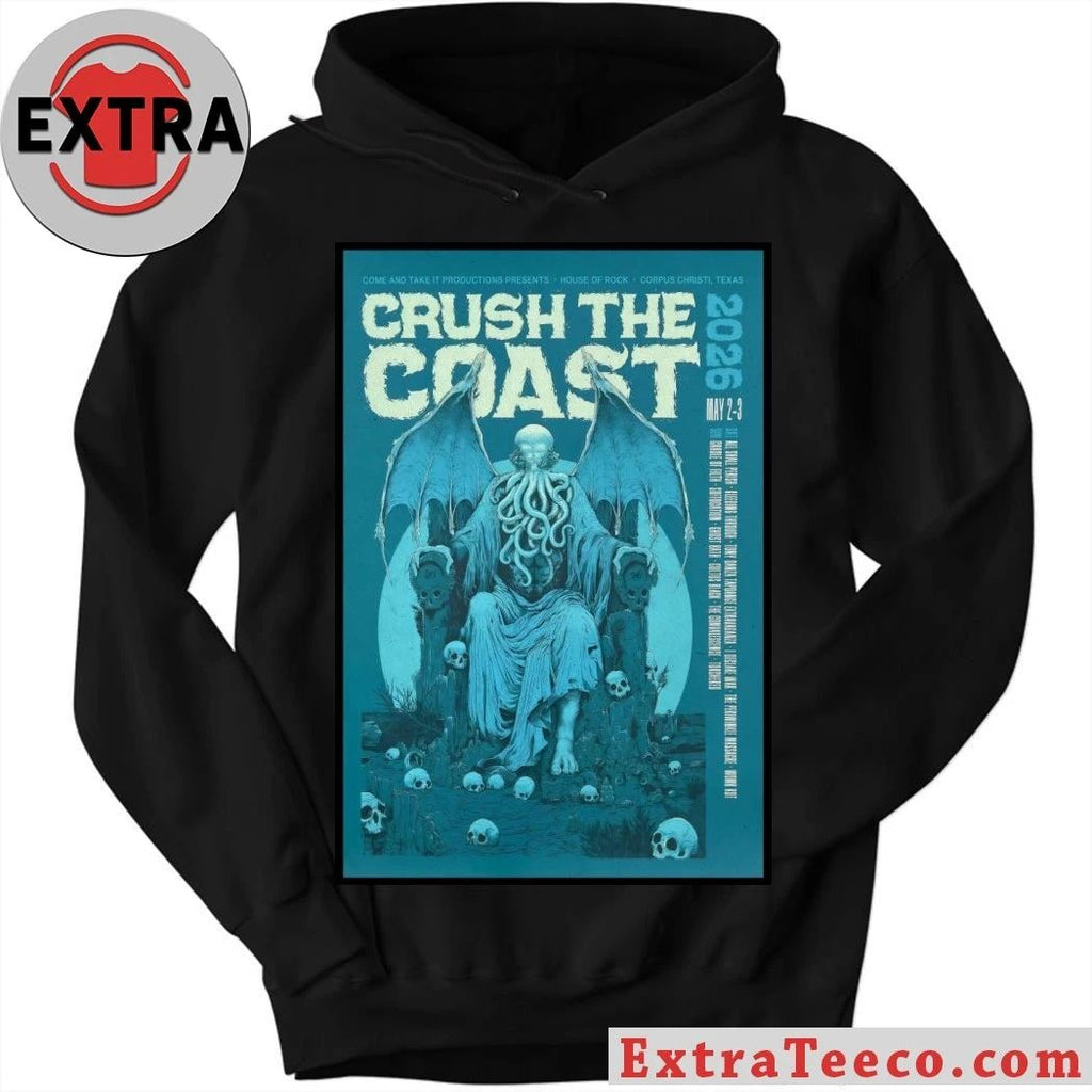 Crush the Coast May 2-3 2026 House Of Rock, Corpus Christi TX Poster Shirt