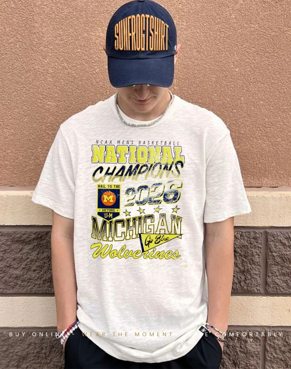 Michigan Wolverines MBB 2026 National Champions go Blue Hail to the victors shirt