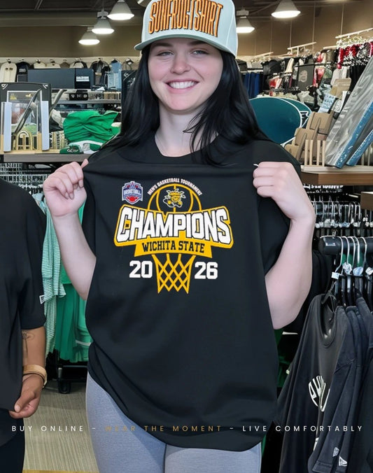Wichita State Shockers 2026 American Conference Men’s Basketball Tournament Champions Shirt