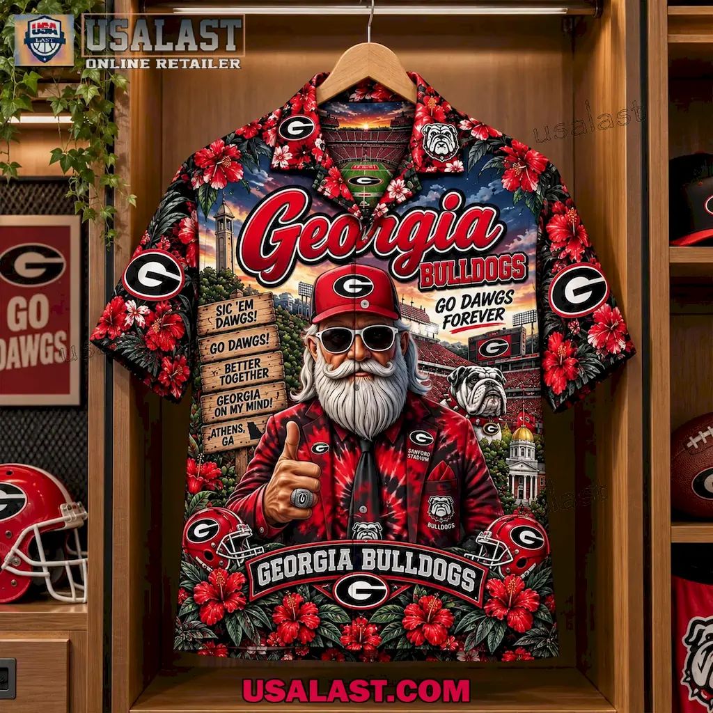 Georgia Bulldogs Go Dawgs Forever Premium Hawaiian Shirt