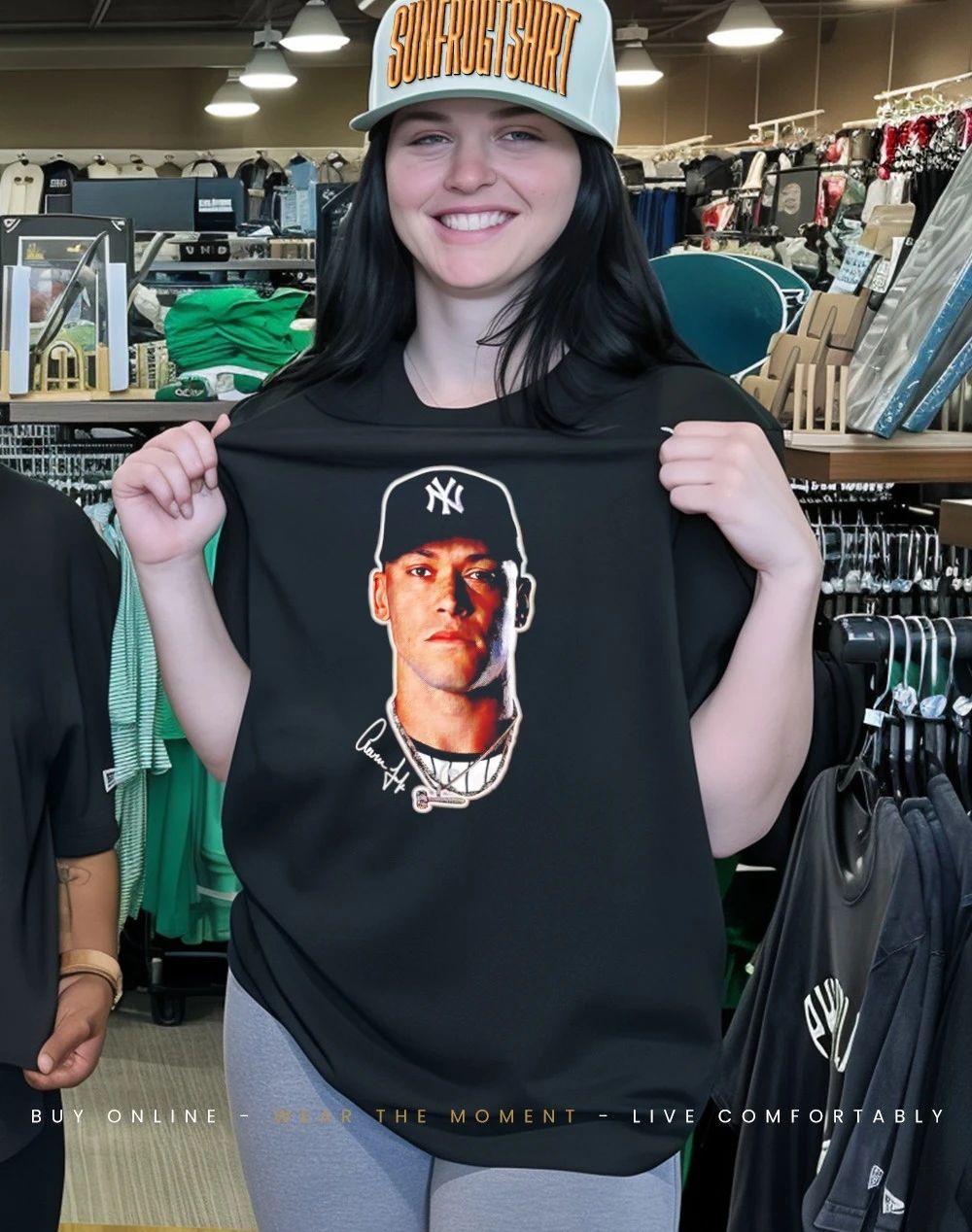 New York Yankees Aaron Judge Outerstuff Headliner signature shirt