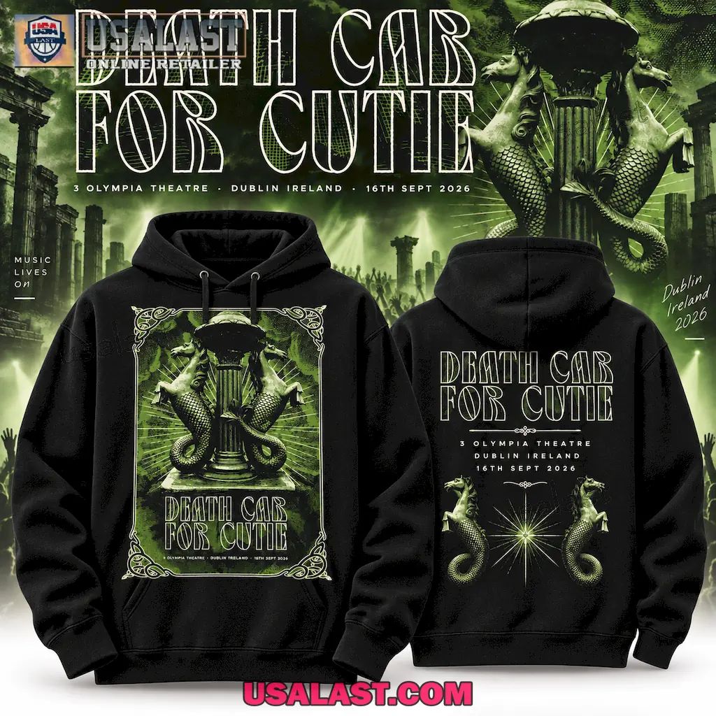 Death Cab For Cutie Dublin Ireland Trending Hoodie Shirt
