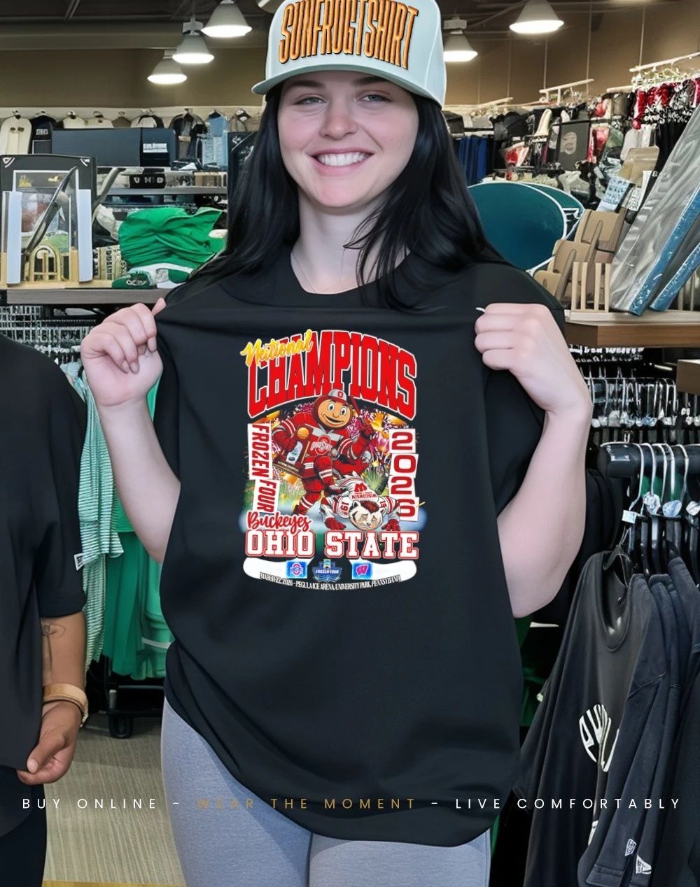 Ohio State Women’s Hockey National Champions Frozen Four 2026 mascot shirt