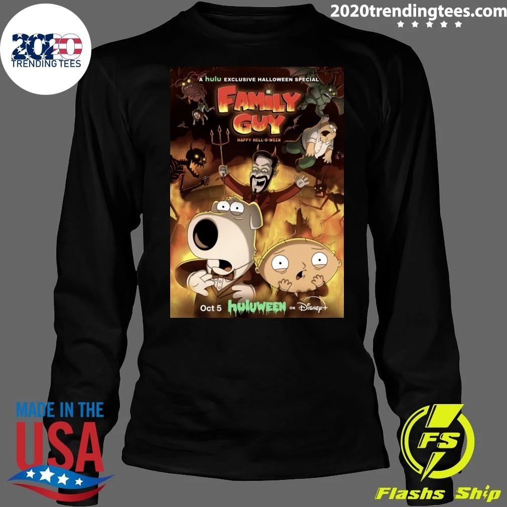 A Hulu Exclusive Halloween Special Family Guy Happy Hell-O-Ween Shirt