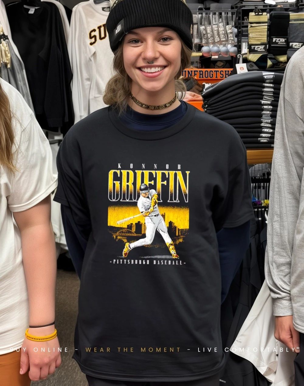 Konnor Griffin Pittsburgh Pirates City Skyline shirt