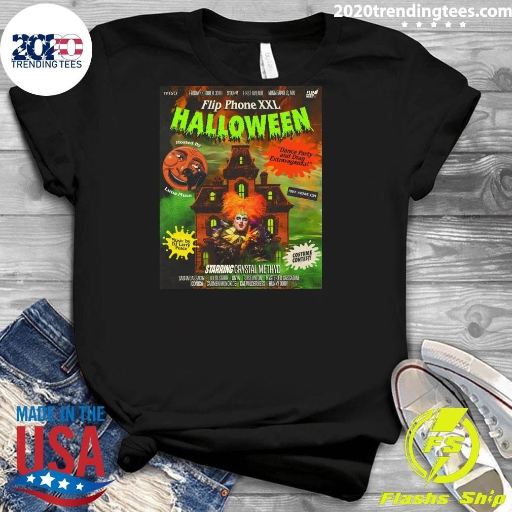 Flip Phone XXL Halloween Shirt