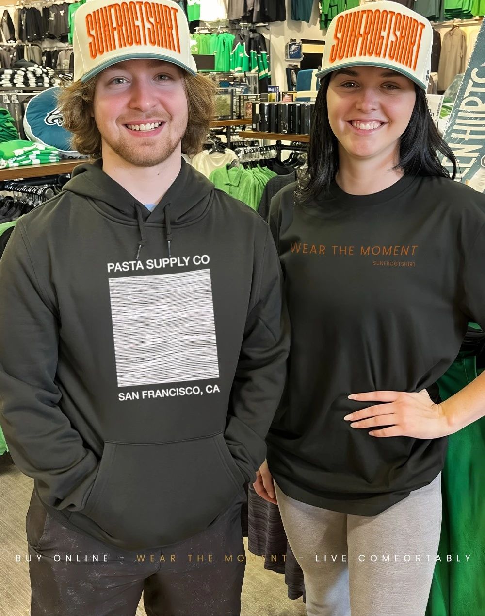 Pasta Supply Co San Francisco Unknown Pleasures Shirt