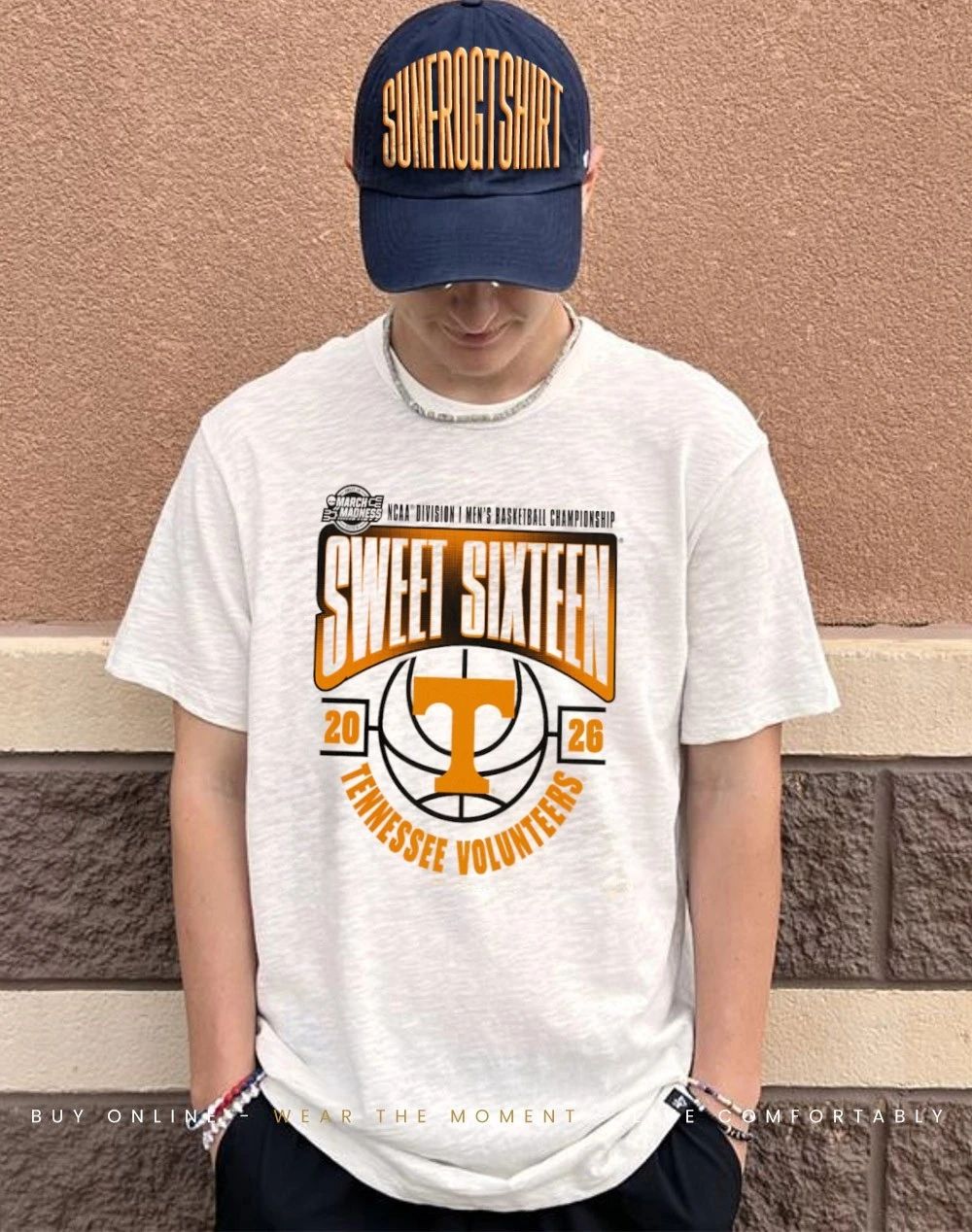 Tennessee Volunteers 2026 NCAA Men’s Basketball Tournament March Madness Sweet 16 shirt