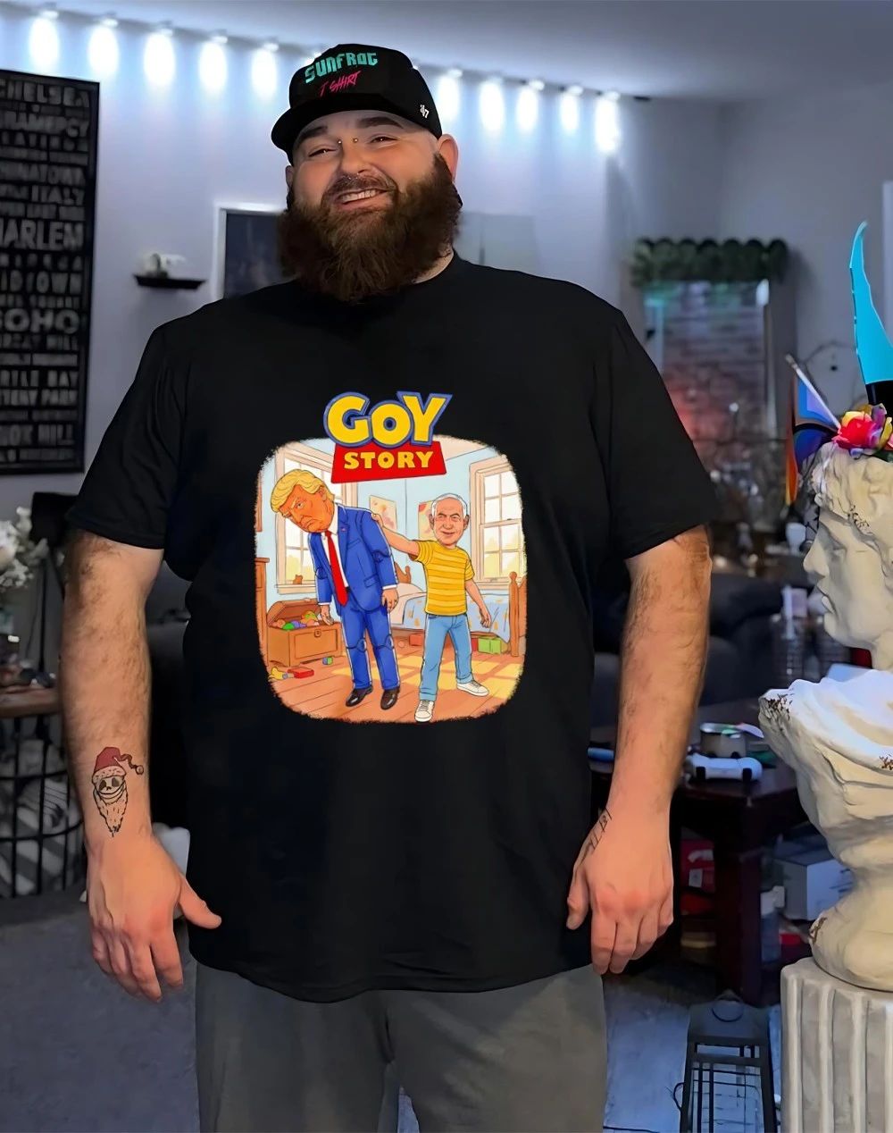 Benjamin Netanyahu and Donald Trump Goy Story shirt