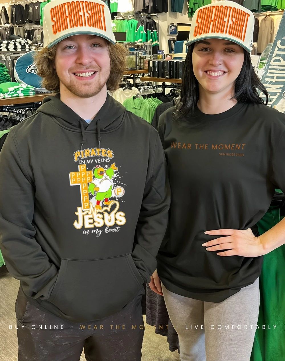 Pirates In My Veins Jesus In My Heart mascot shirt