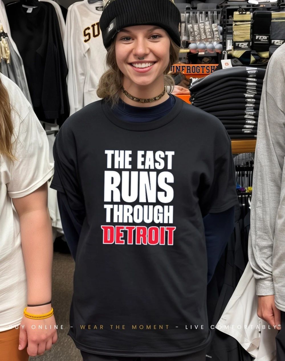 Detroit Pistons The East Runs Through Detroit shirt