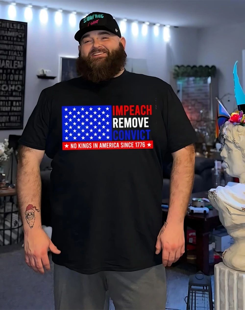 Impeach Remove Convict no Kings in America Since 1776 Simple as that shirt