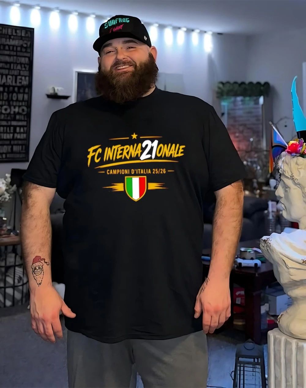 FC Interna 21onale Inter Milan Campioni D Italia 2025-2026 shirt