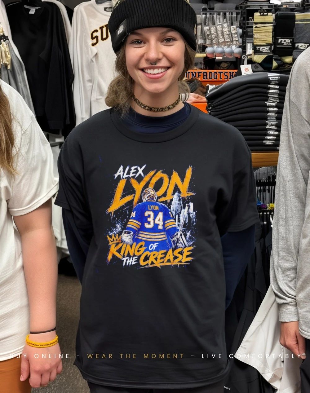 Buffalo Sabres Alex Lyon King of the Crease shirt