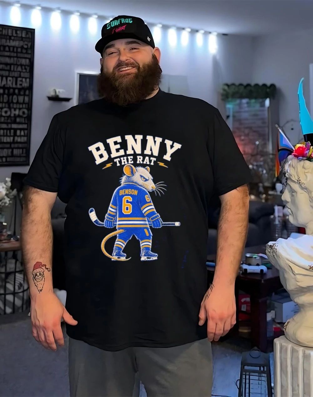 Buffalo Sabres Zach Benson Benny The Rat shirt
