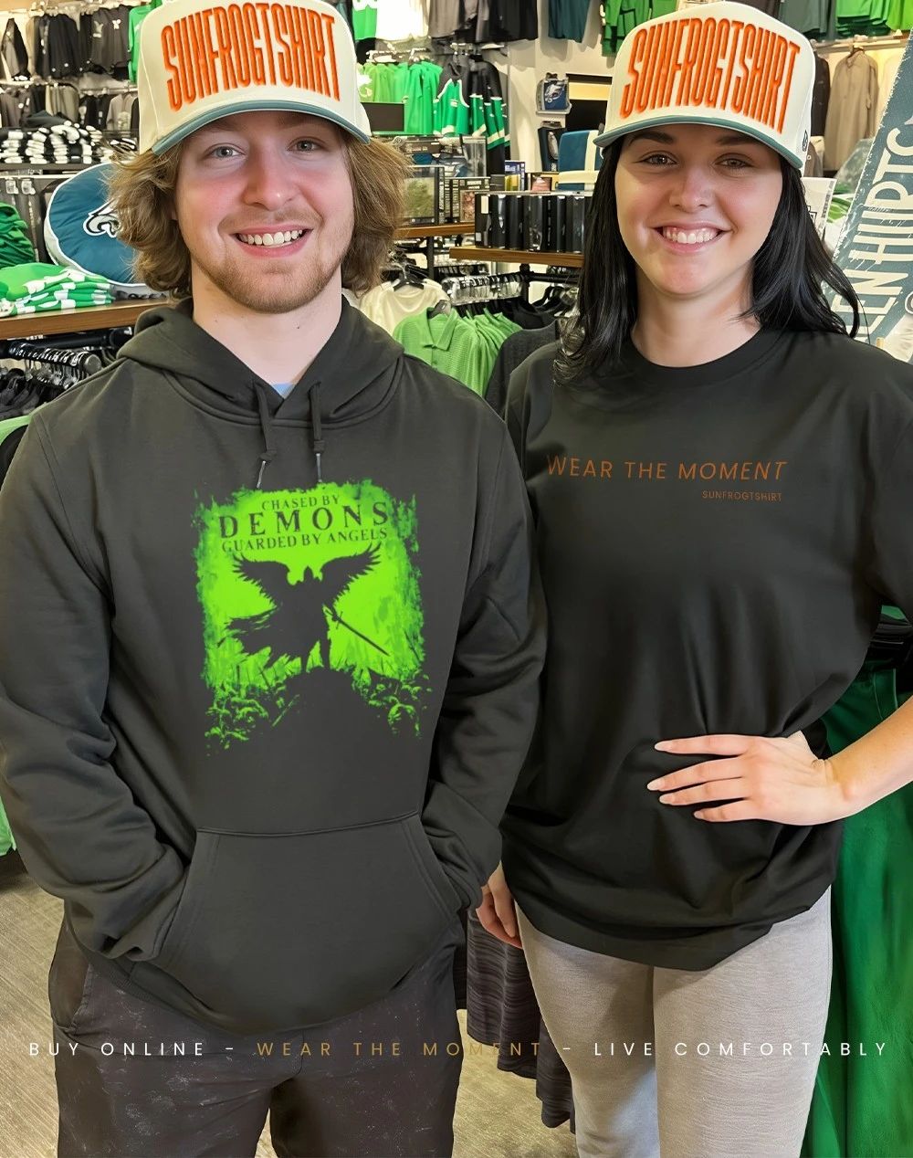 Chased by Demons Guarded by Angels Redux shirt