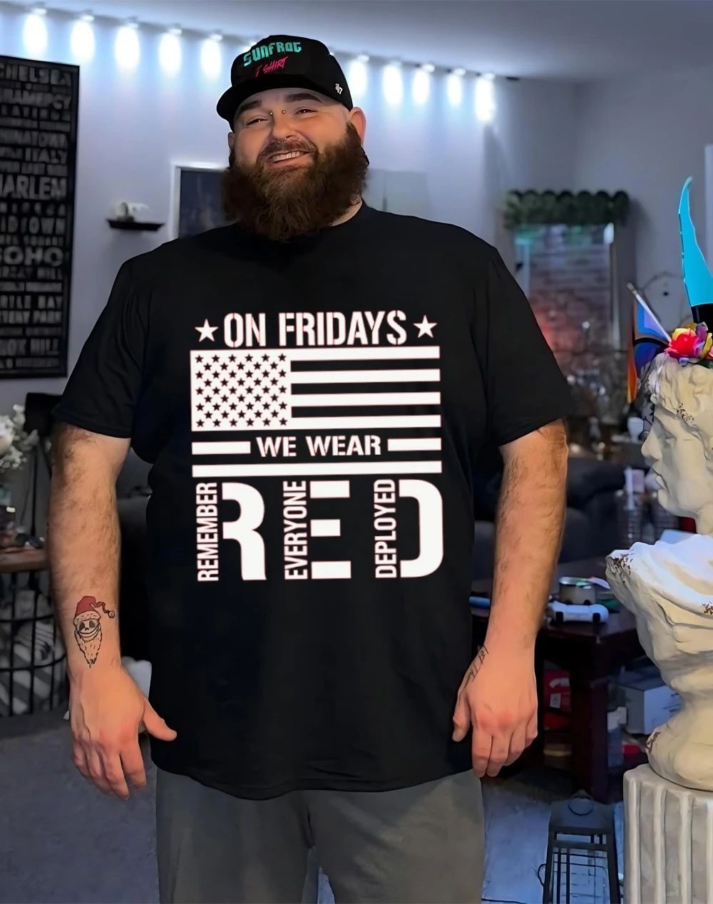 On Friday We Wear Red Remember Everyone Deployed shirt