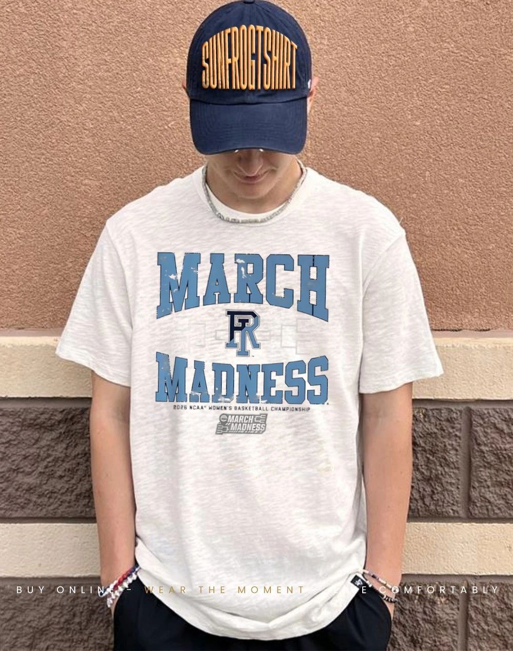 Rhode Island Rams WBB 2026 March Madness logo shirt