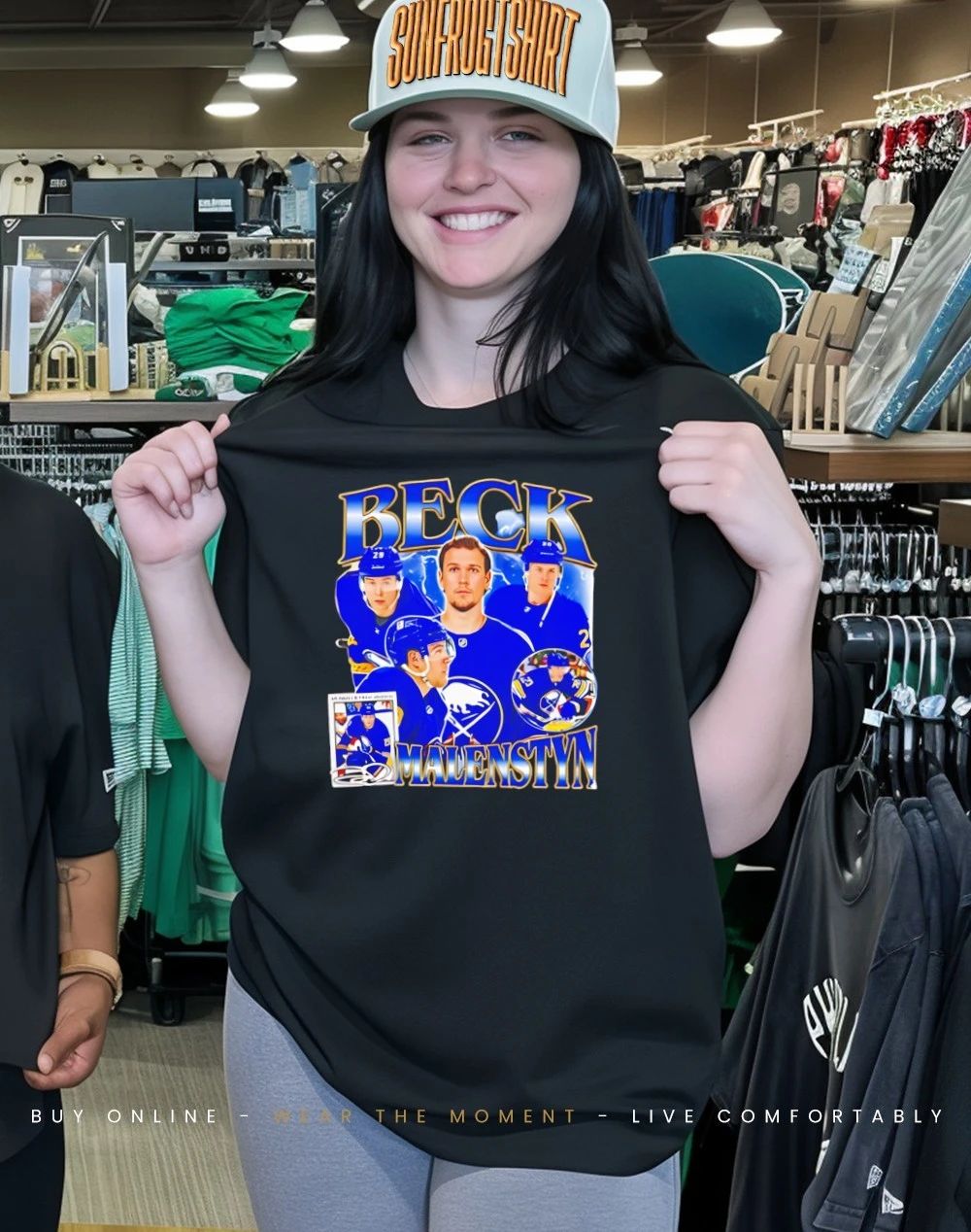 Beck Malenstyn Buffalo Sabres National Hockey League graphic shirt