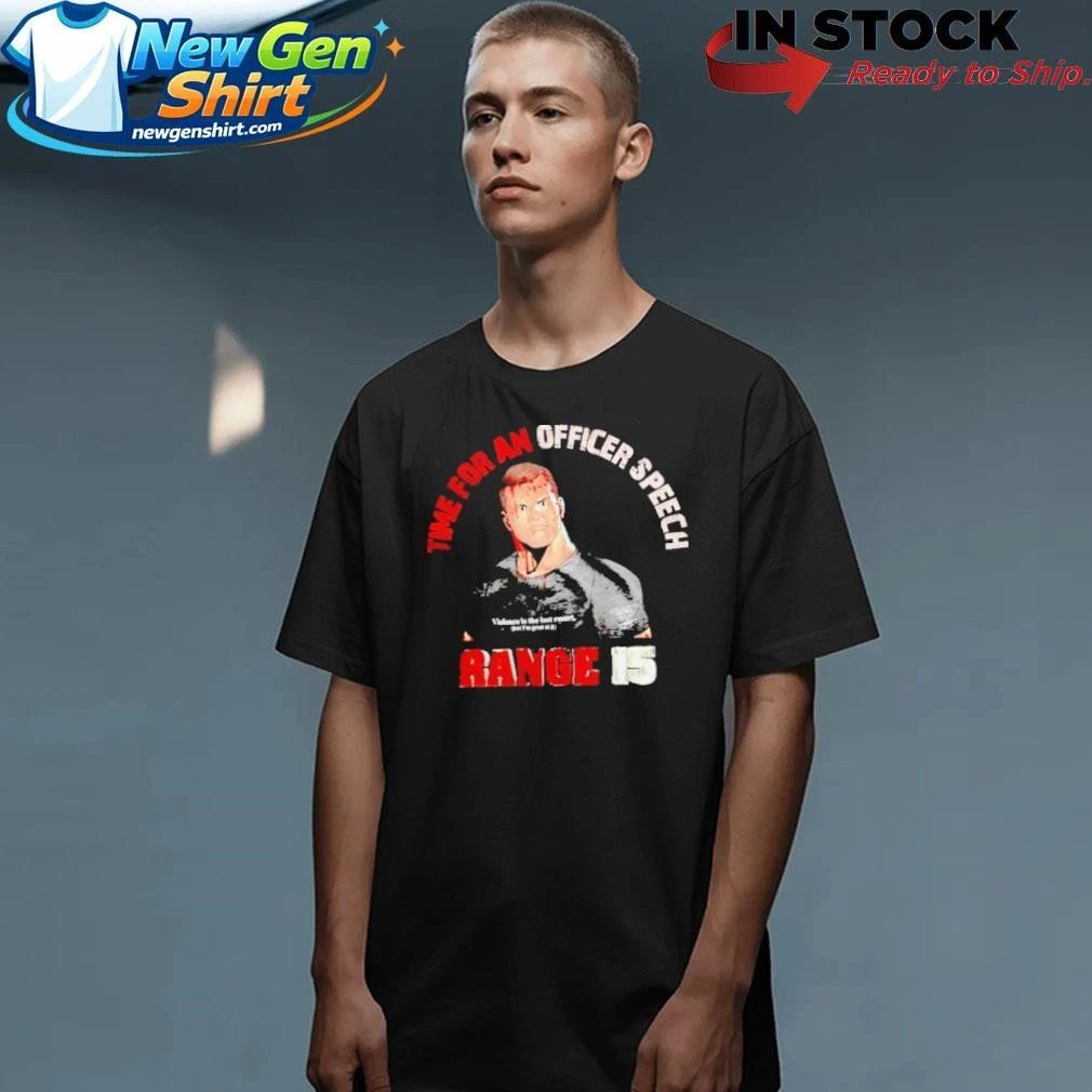 Range 15 Nick Palmisciano Officer Speech Shirt