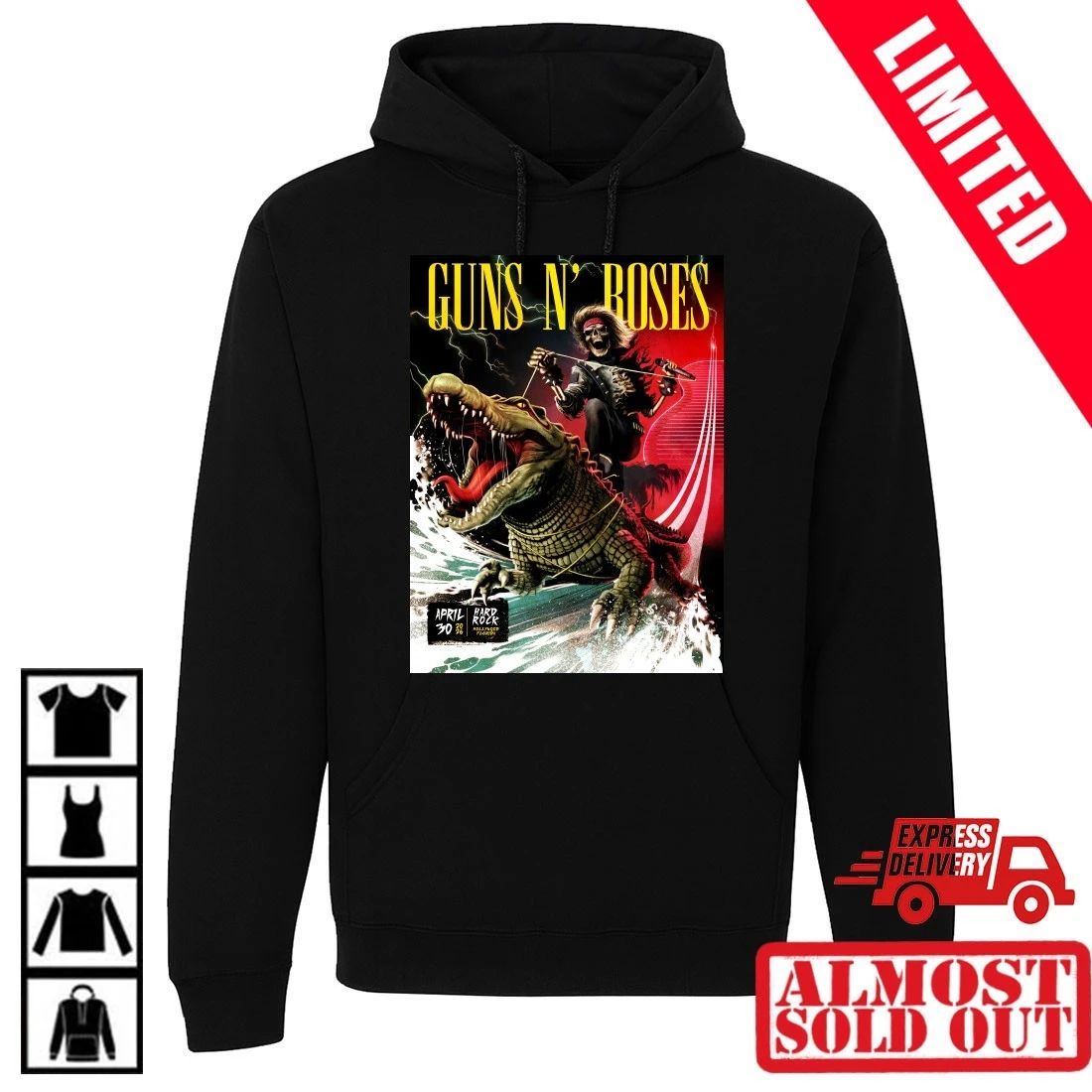 Guns N’ Roses April 30, 2026 Hard Rock Hollywood Florida Shirt