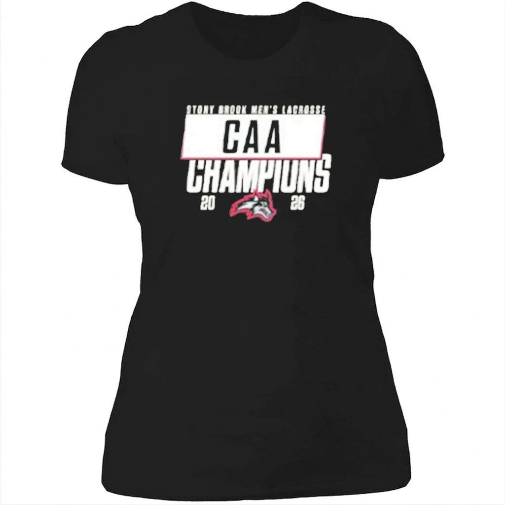 Stony Brook Seawolves 2026 CAA Mens Lacrosse Champions Shirt