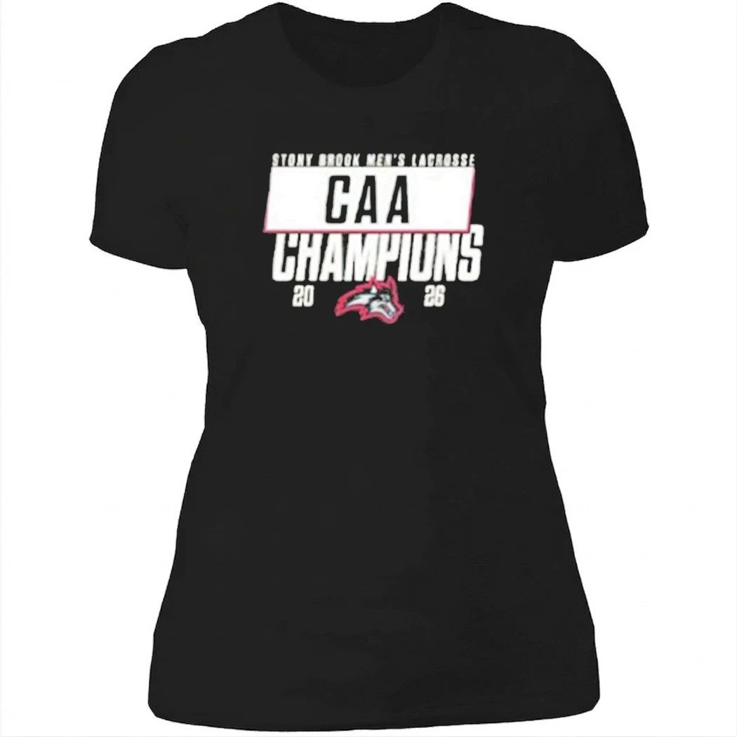 Stony Brook Seawolves 2026 CAA Mens Lacrosse Champions Shirt