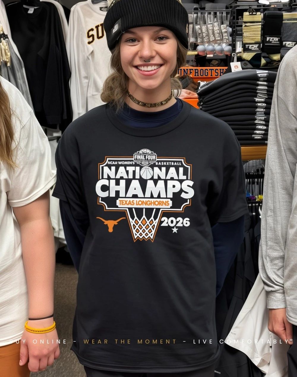 Texas Women’s Basketball NCAA National Champions 2026 T-Shirt