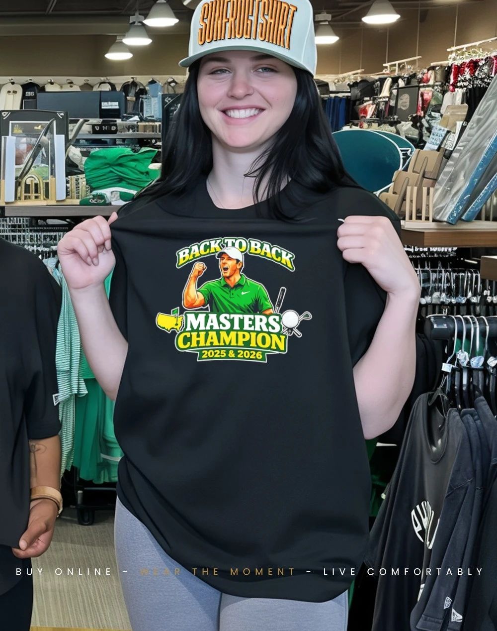 Rory McIlroy back to back Masters champion 2025 2026 shirt