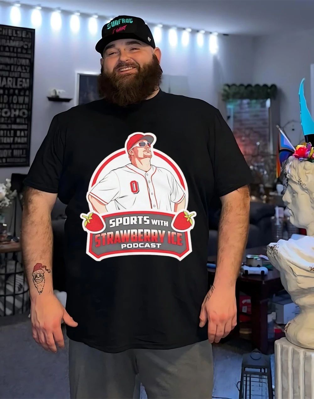 Cincinnati Red Sports with Strawberry Ice Podcast shirt