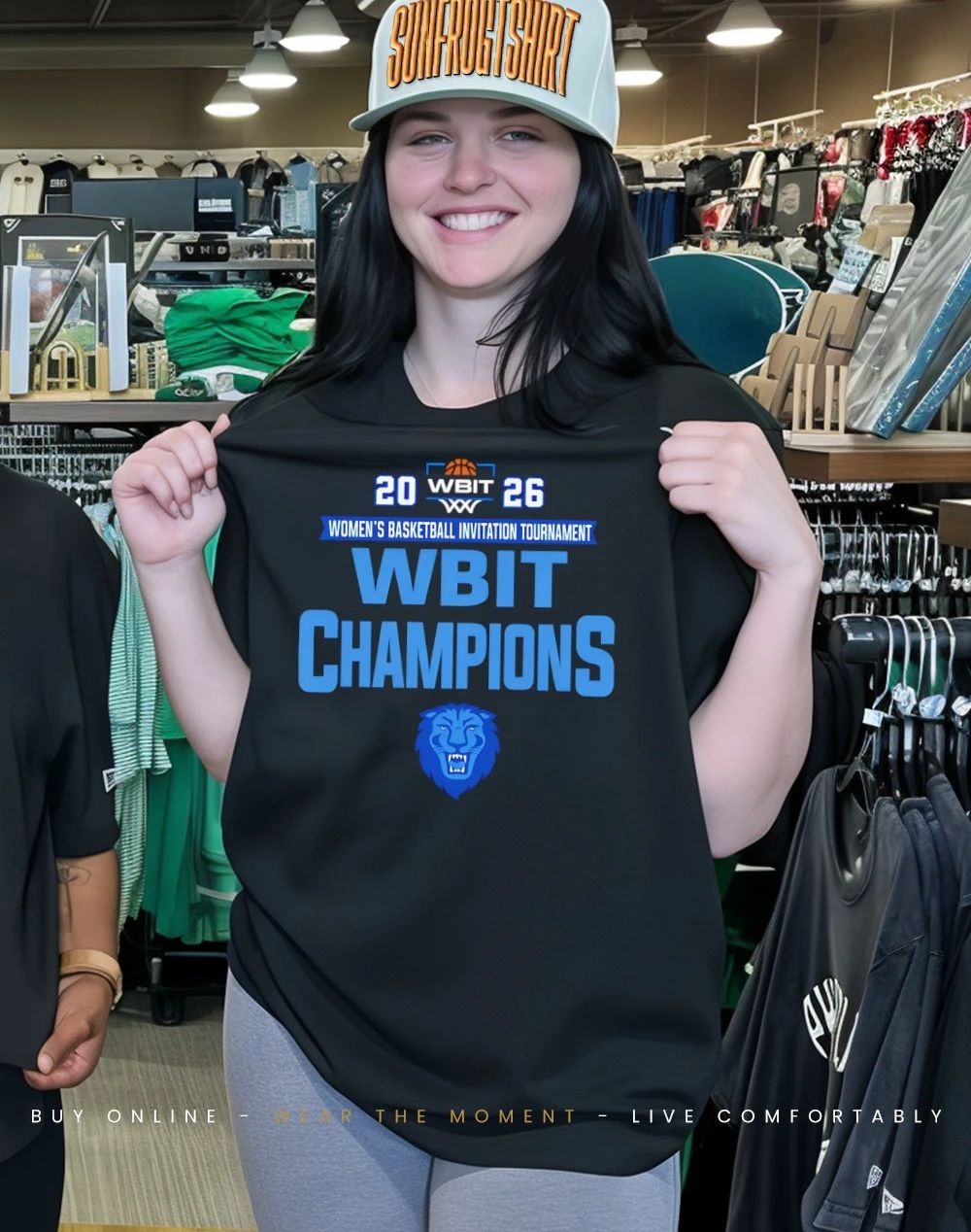 Columbia Lions 2026 WBIT Women’s Basketball Invitation Tournament Champions Locker Room shirt