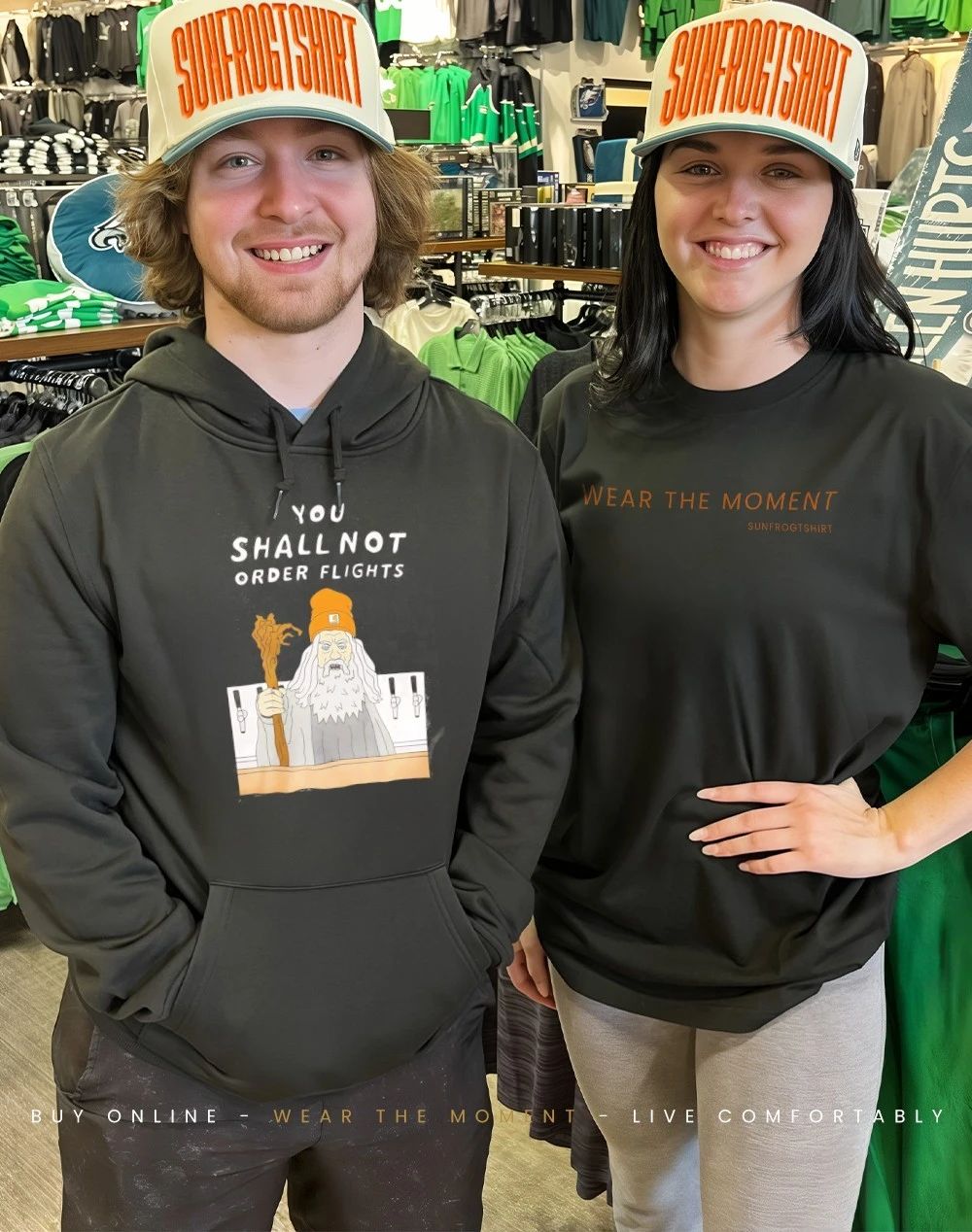 You shall not order flights wizard shirt