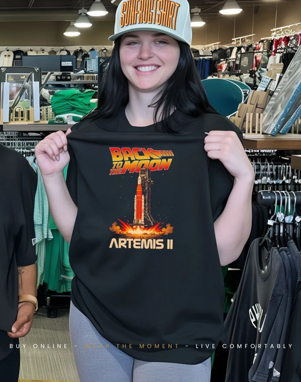 Back To The Moon Artemis II graphic shirt