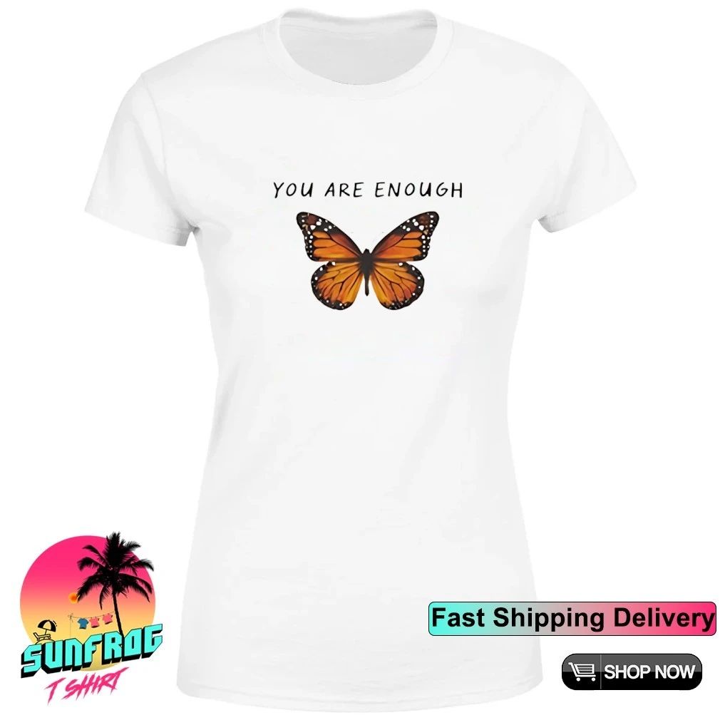 Charlotte Flair You Are Enough Butterfly Affirmations shirt