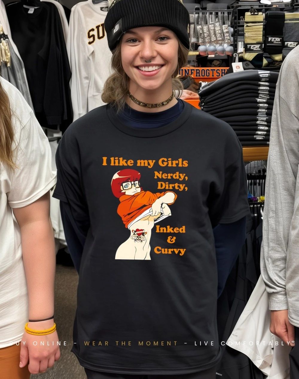 Like my girls nerdy dirty inked and curvy shirt