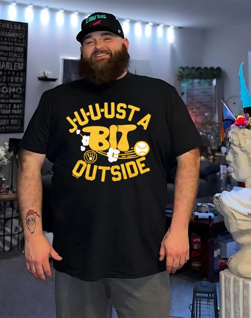 Milwaukee Brewers Juuust a Bit Outside shirt