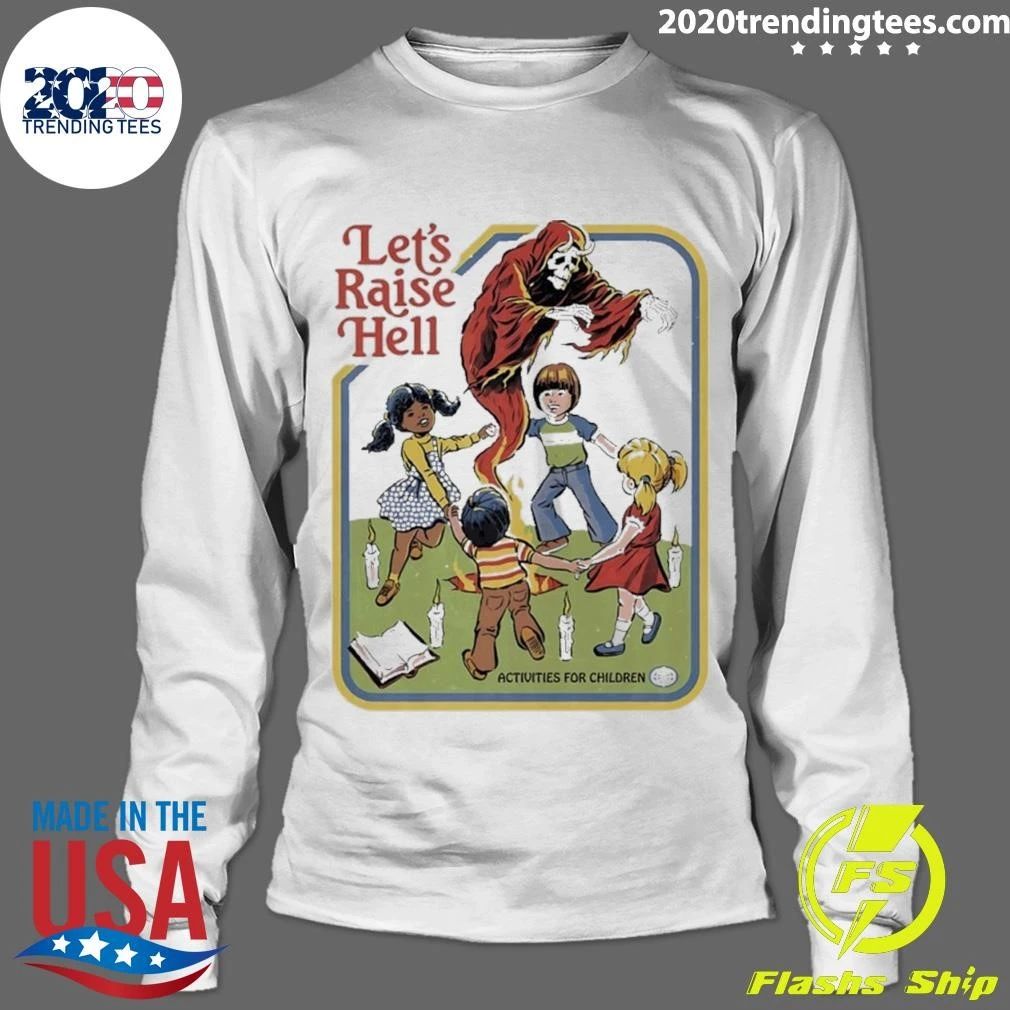 Let’s Raise Hell Activities for Children Retro Shirt