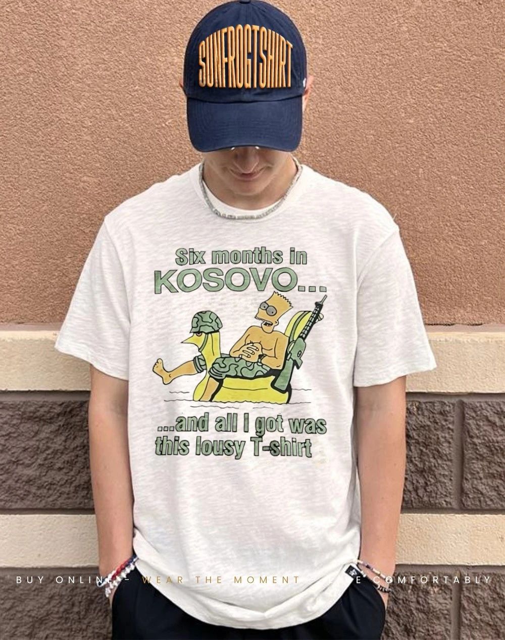 Bart simpson six months in kosovo and all I got was this lousy T-shirt
