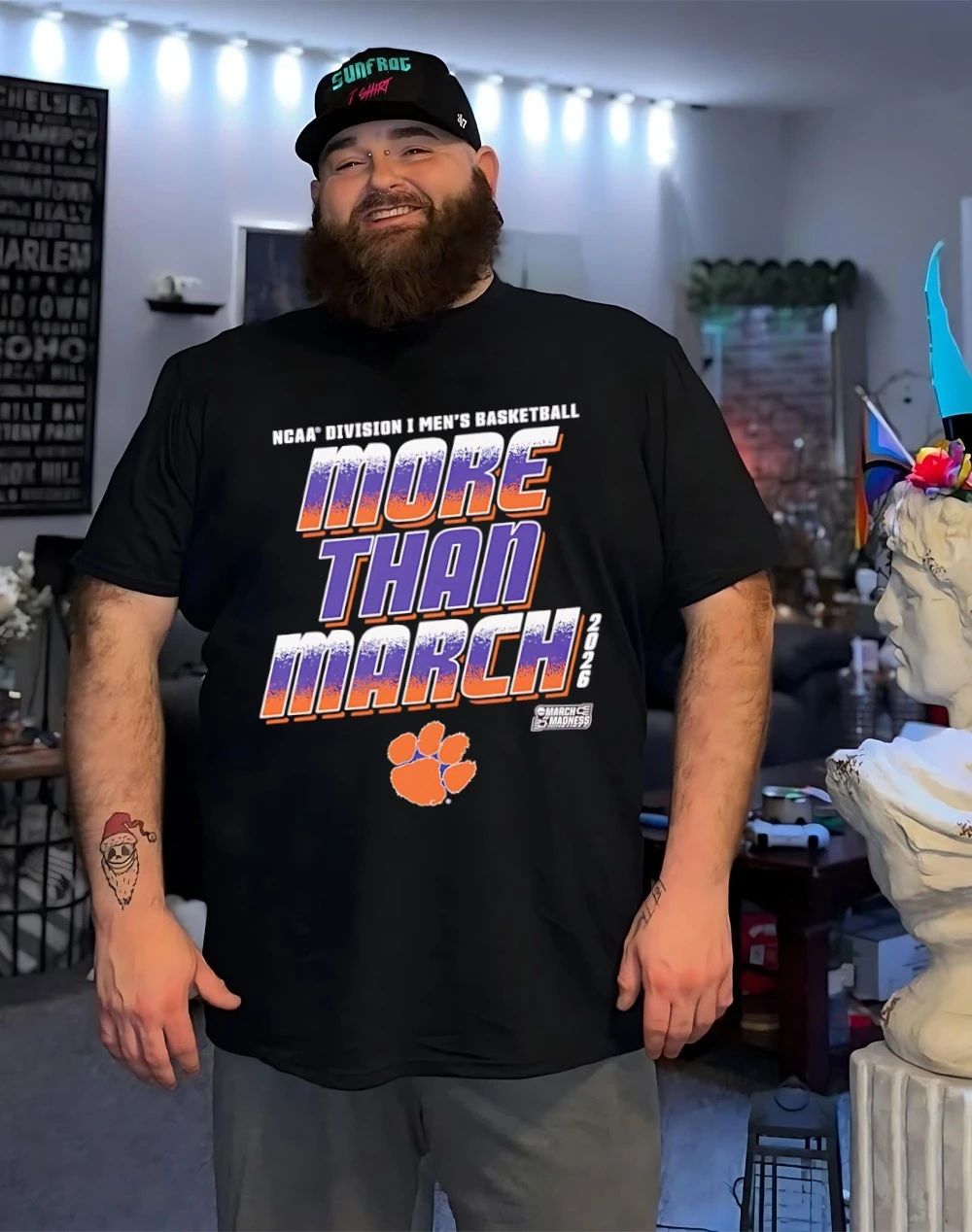 Clemson Tigers 2026 March Madness NCAA Division I Men’s Baksetball More Than March shirt
