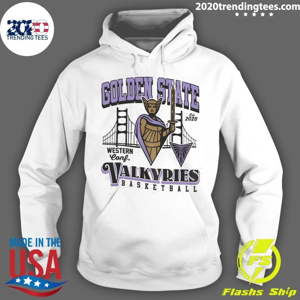 Golden State Valkyries Mitchell & Ness Youth Land of the Free Shirt